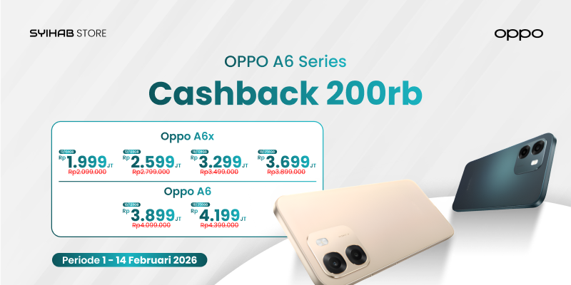 CASHBACK OPPO A6X