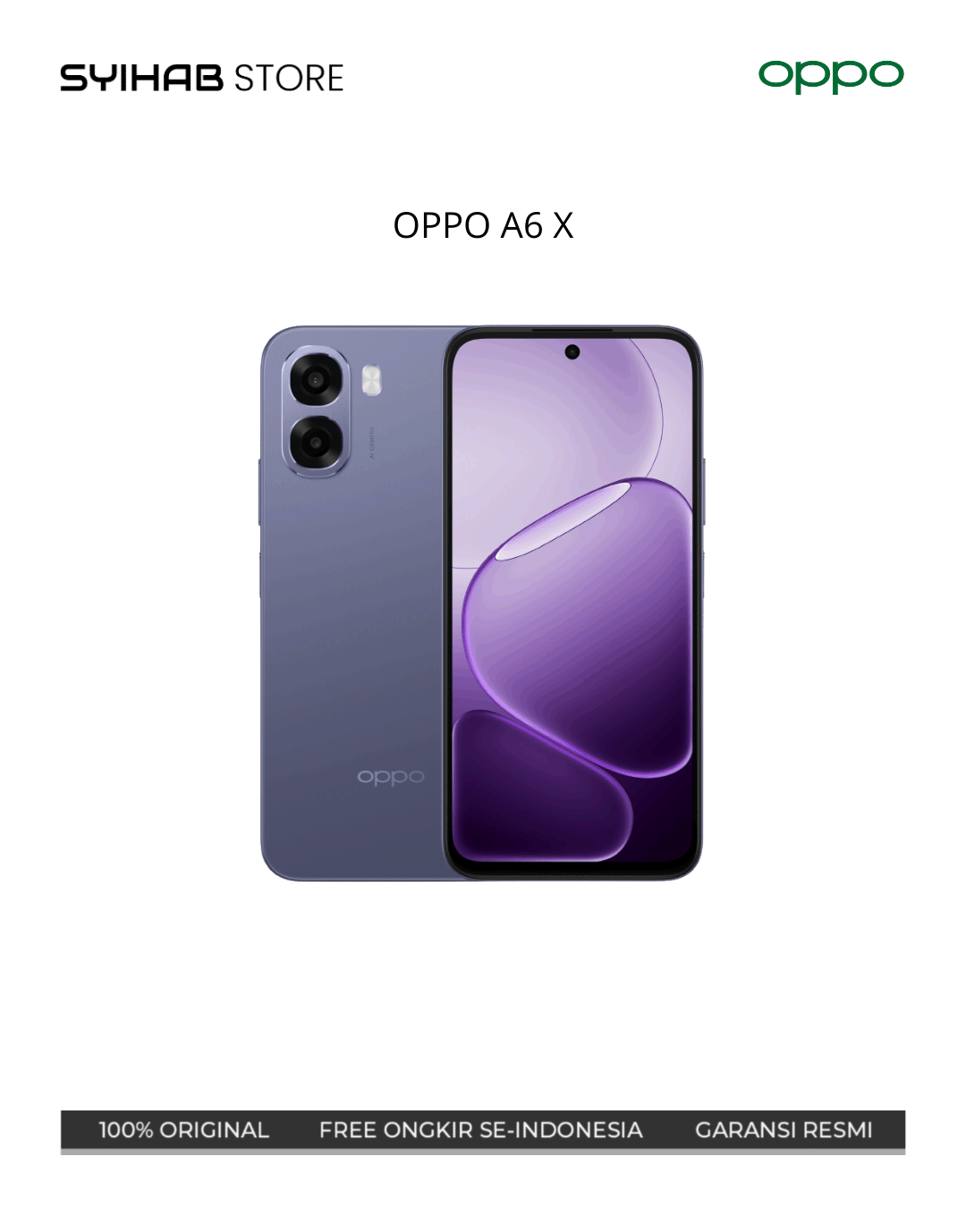 OPPO A6X 4/128 - Plum Purple