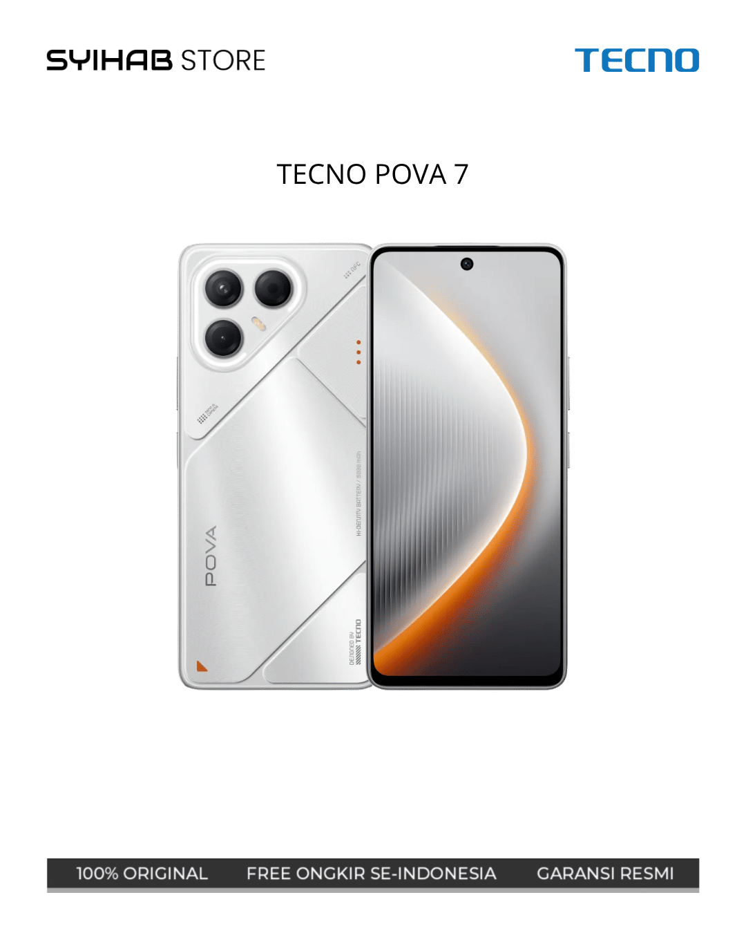 TECNO POVA 7 5G 8/128 - SILVER
