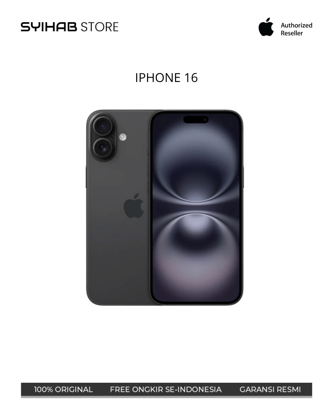 IPHONE 16 128 - BLACK
