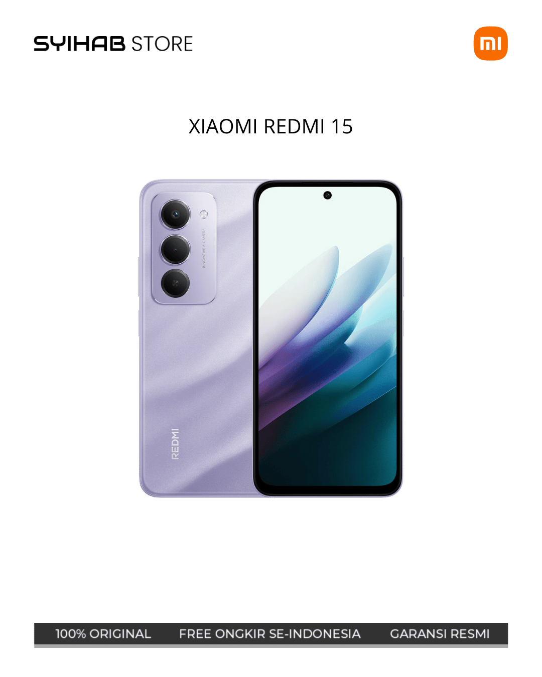 XIAOMI REDMI 15 8/256 - SANDY PURPLE