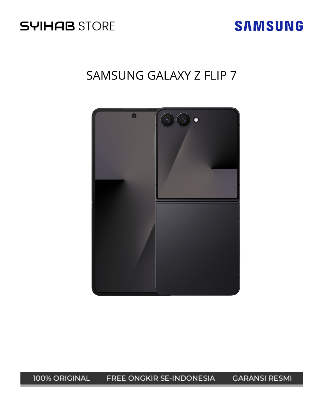 SAMSUNG GALAXY Z FLIP 7 12/256 - JET BLACK