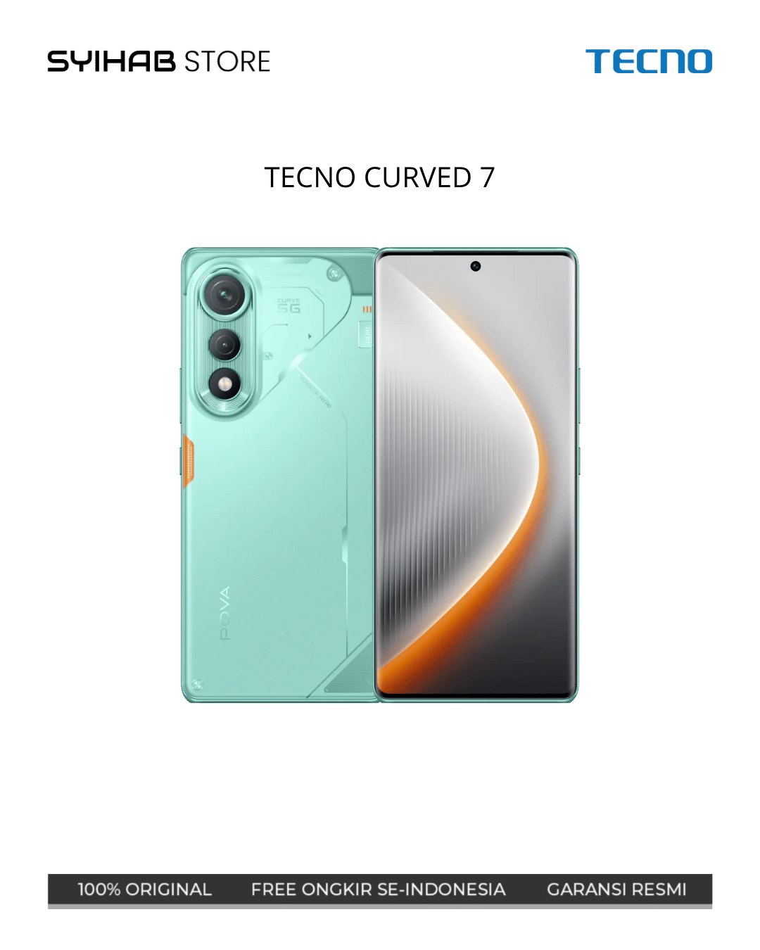 TECNO POVA 7 CURVED 5G 8/256 - GREEN