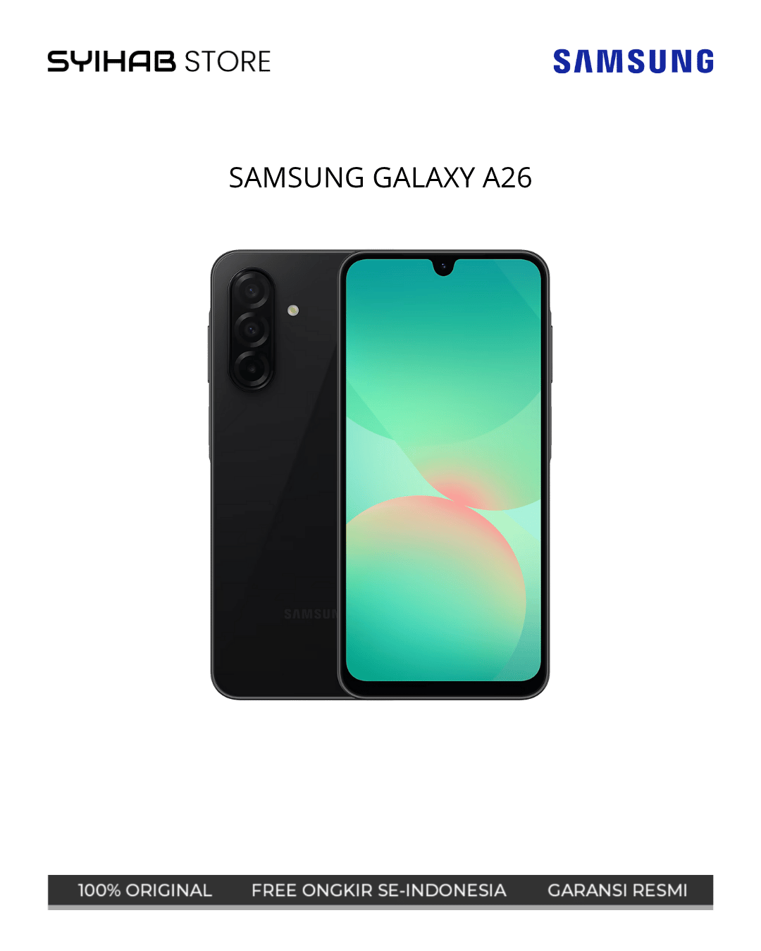 SAMSUNG GALAXY A26 5G 8/256 - Black