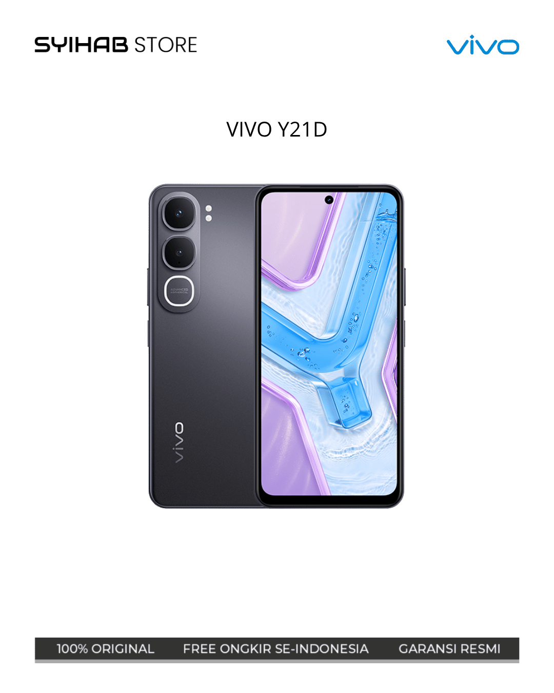 VIVO Y21D 4/128 - BLACK